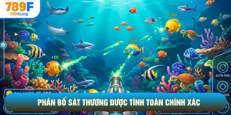 Phân bổ sát thương được tính toàn chính xác