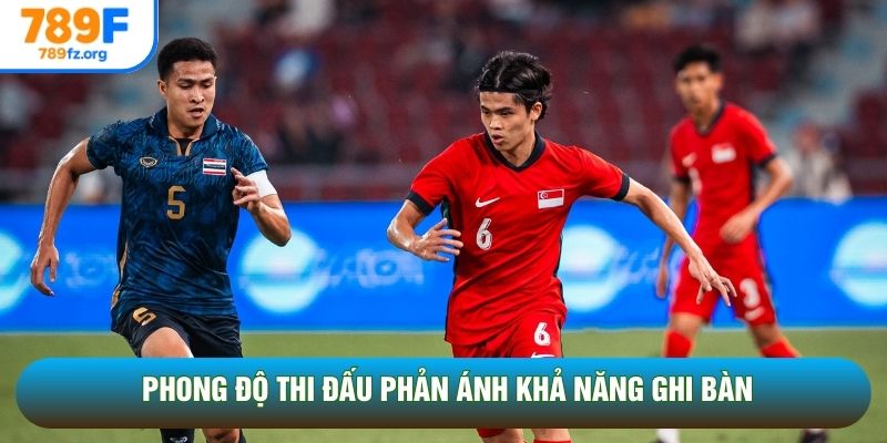 Phong độ thi đấu phản ánh khả năng ghi bàn